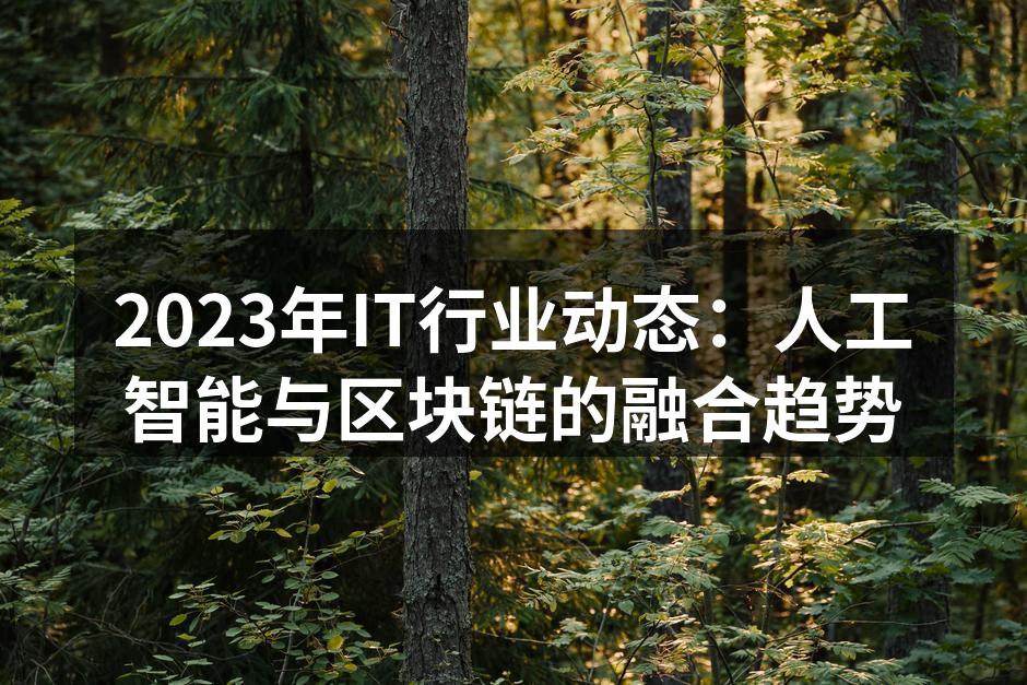 2023年IT行业动态：人工智能与区块链的融合趋势